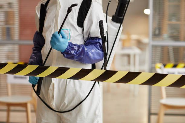 Professional Biohazard technician working in Leopolis, WI